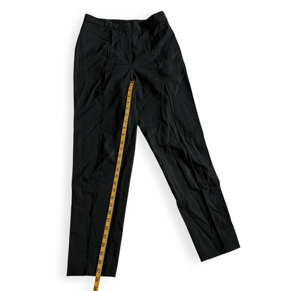 Proenza Schouler Wool Blend Black Dress Pants Size 4 Small Sleek Work Office - Picture 8 of 10